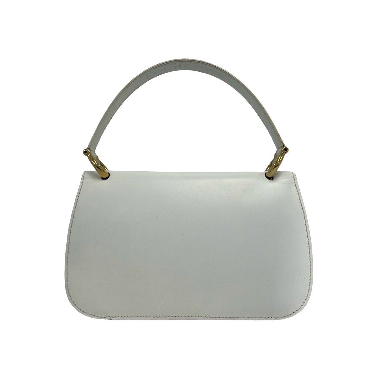 極 美品 CELINE セリーヌ ヴィンテージ ロゴ ガンチーニ 金具 レザー