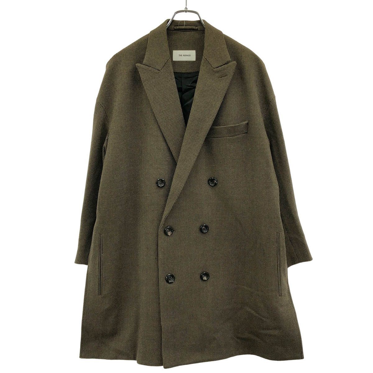 THE RERACS ザ リラクス 22AW ダブルブレストコートジャケット 22FW-REJK-143-J ブラウン 36