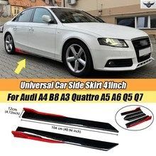 4個入り 41インチ 車用サイドスカート エクステンション ABS グロスレッド アウディ A4 B8 B9 A3 クワトロ A5 S5 A6 カスタムパーツ 7,984円