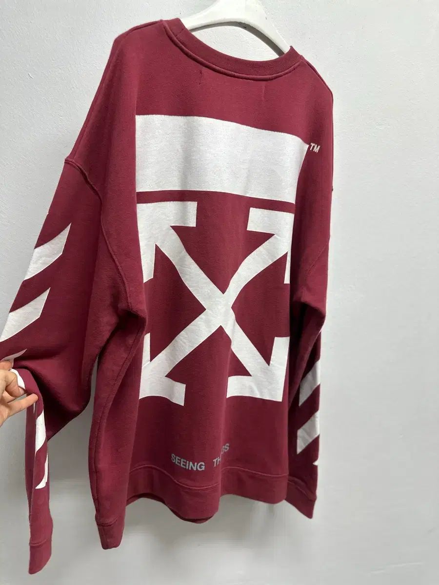 正規品 OFF WHITE アロー スウェット バーガンディ 11,917円