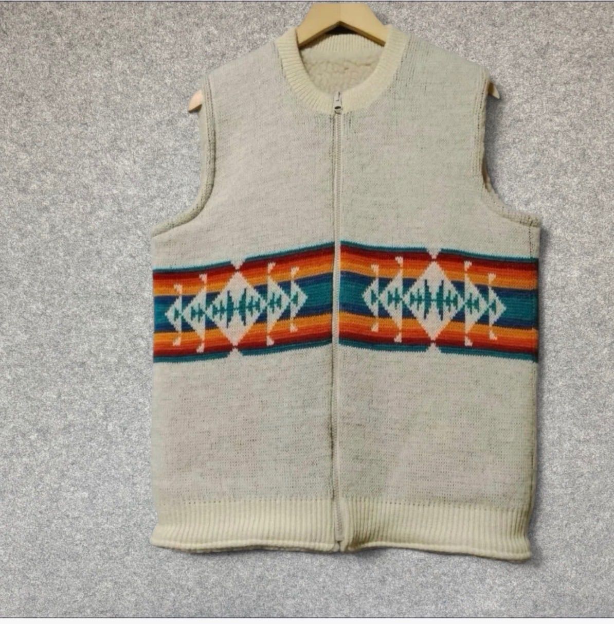 PENDLETON USA製 70s ヴィンテージ ネイティブ柄 オルテガ柄 チマヨ柄 マルチカラー M Lサイズ相当