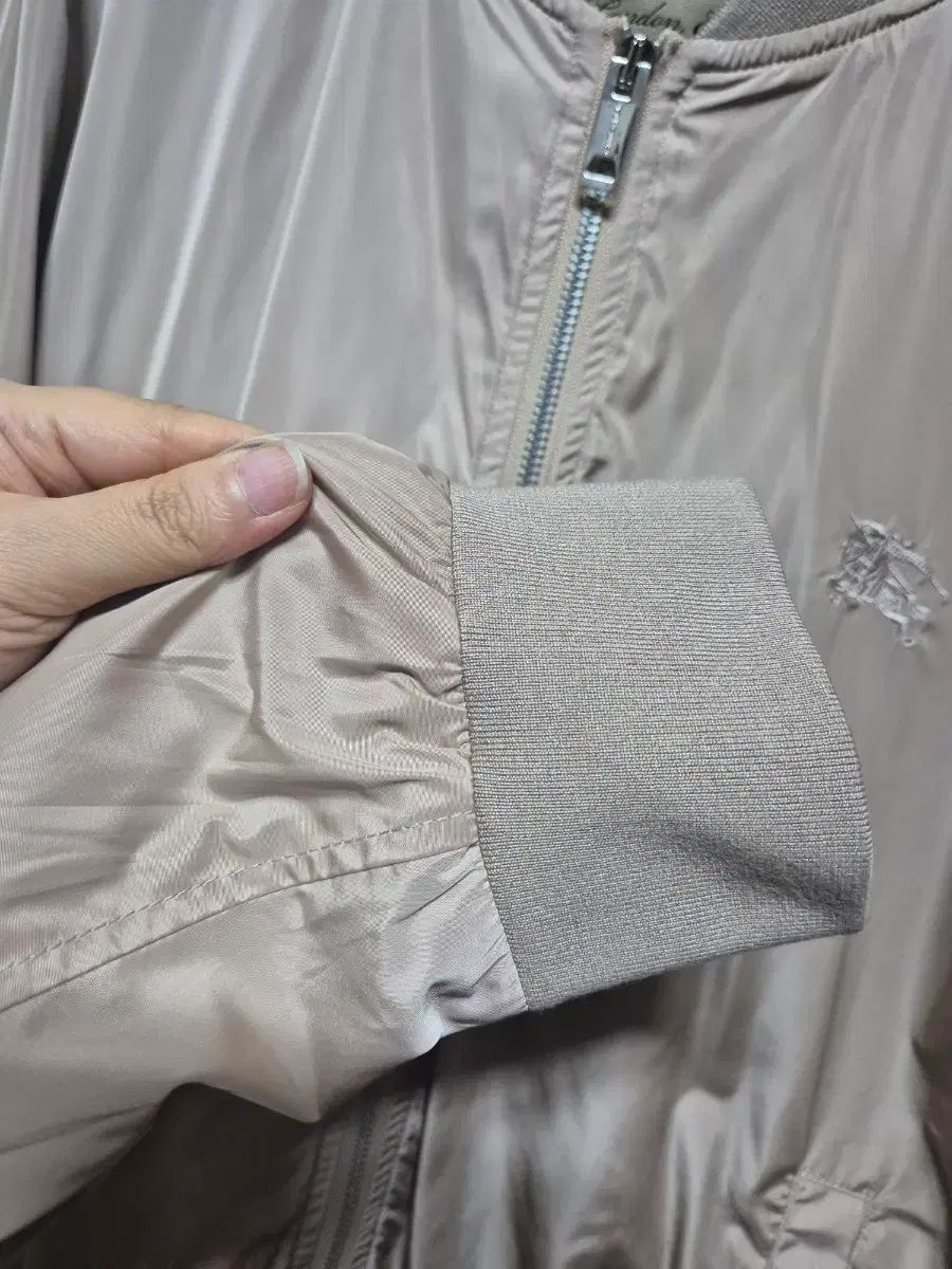 バーバリー ロンドン チェック ブルゾン ジャケット ベージュ XL