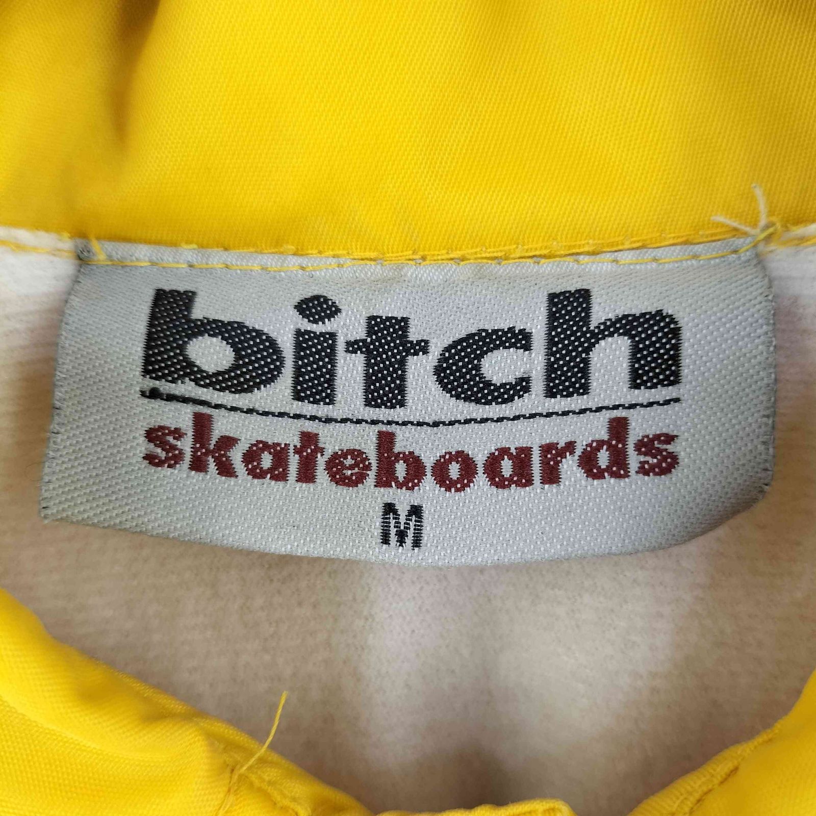 ビッチスケートボーディング bitch skateboards 90s ロゴ刺繍 コーチ