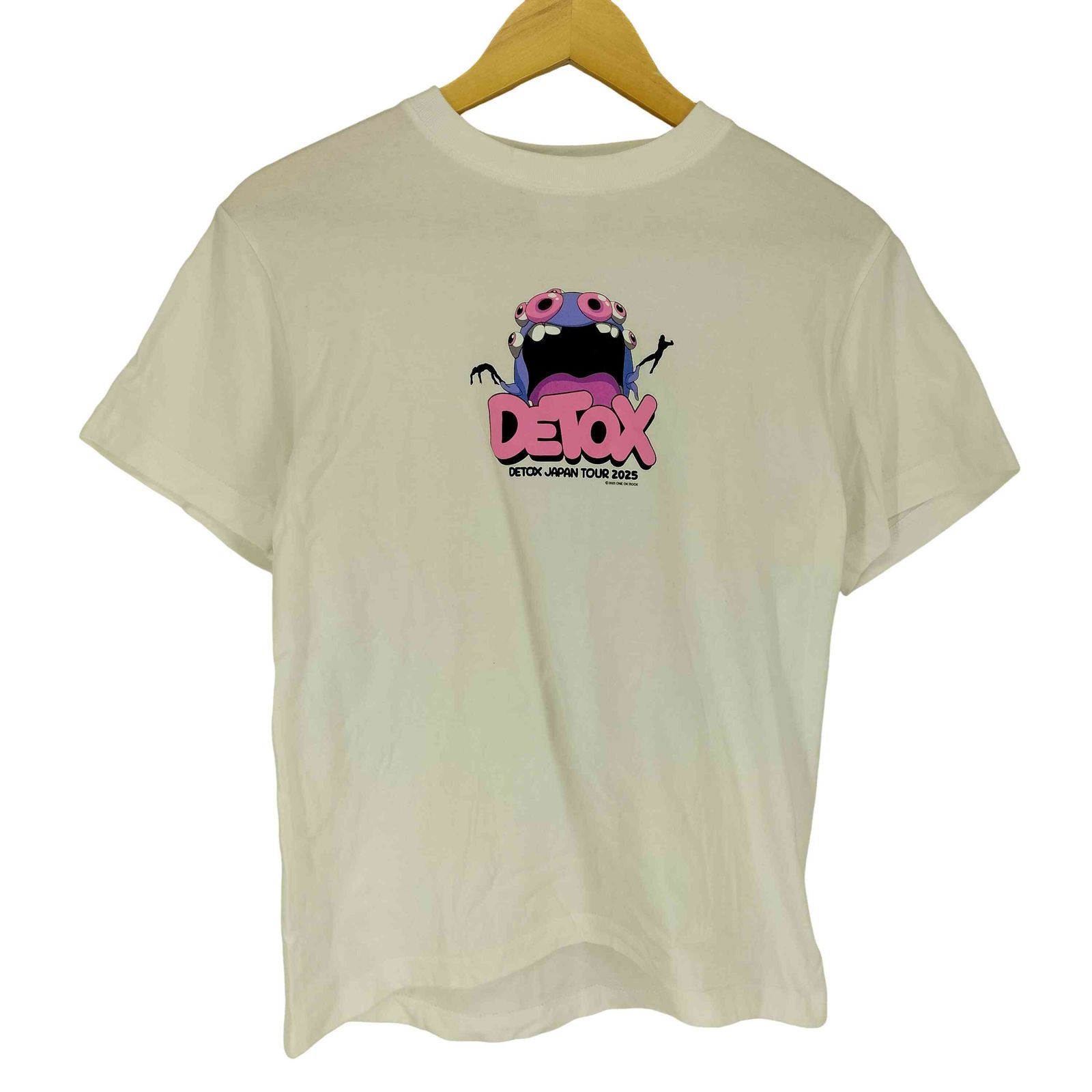 ユーズドフルギ USED古着 バンドプリント クルーネック 半袖 Tシャツ
