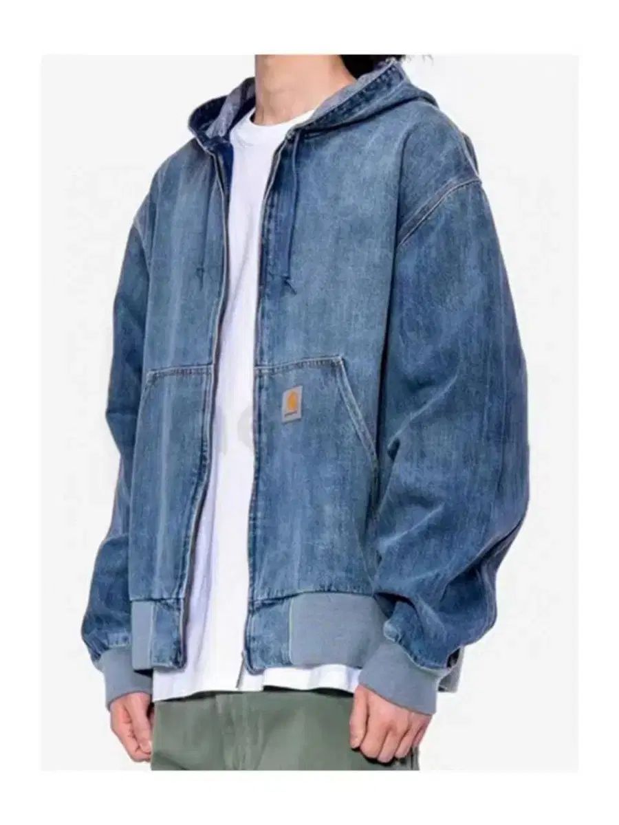 Carhartt カーハート WIP OG アクティブ デニム フード ジップアップ ジャケット