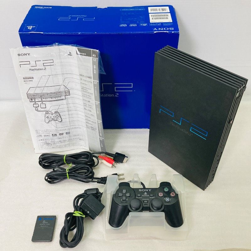【すぐ遊べる】【動作確認済み】【箱付き】 SONY PS2 本体 ブラック SCPH-30000 ソニー PlayStation2 プレイステーション2 GP4 7,252円