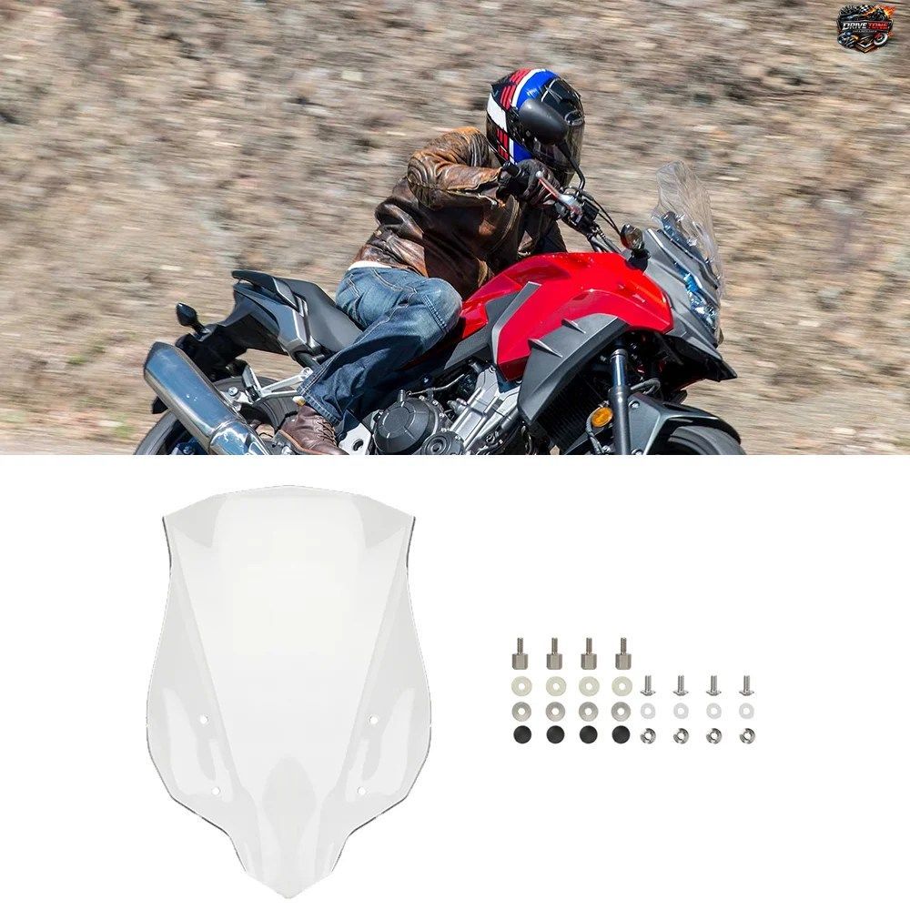 ホンダ CB500X 2016 - 19 用フロントウインドスクリーン モーターサイクル X アクセサリー ウインドシールド デフレクター プロテクター キ