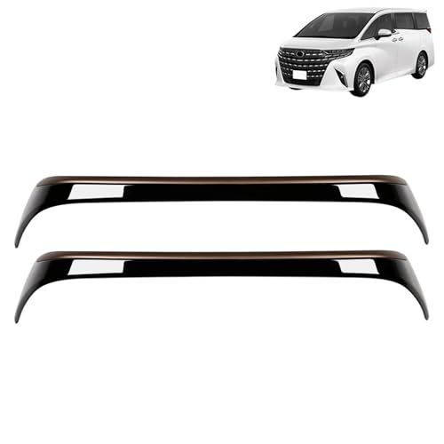適用 新型 アルファード40系 ヴェルファイア 40系 カスタム アクセサリー パーツ 専用車種 室内装 用品 グッズ インテリア バックシートハンドルトリム ガーニッシュ パネル カバー ローズゴールド+ピアノブラック ツートンas 4ac27edf