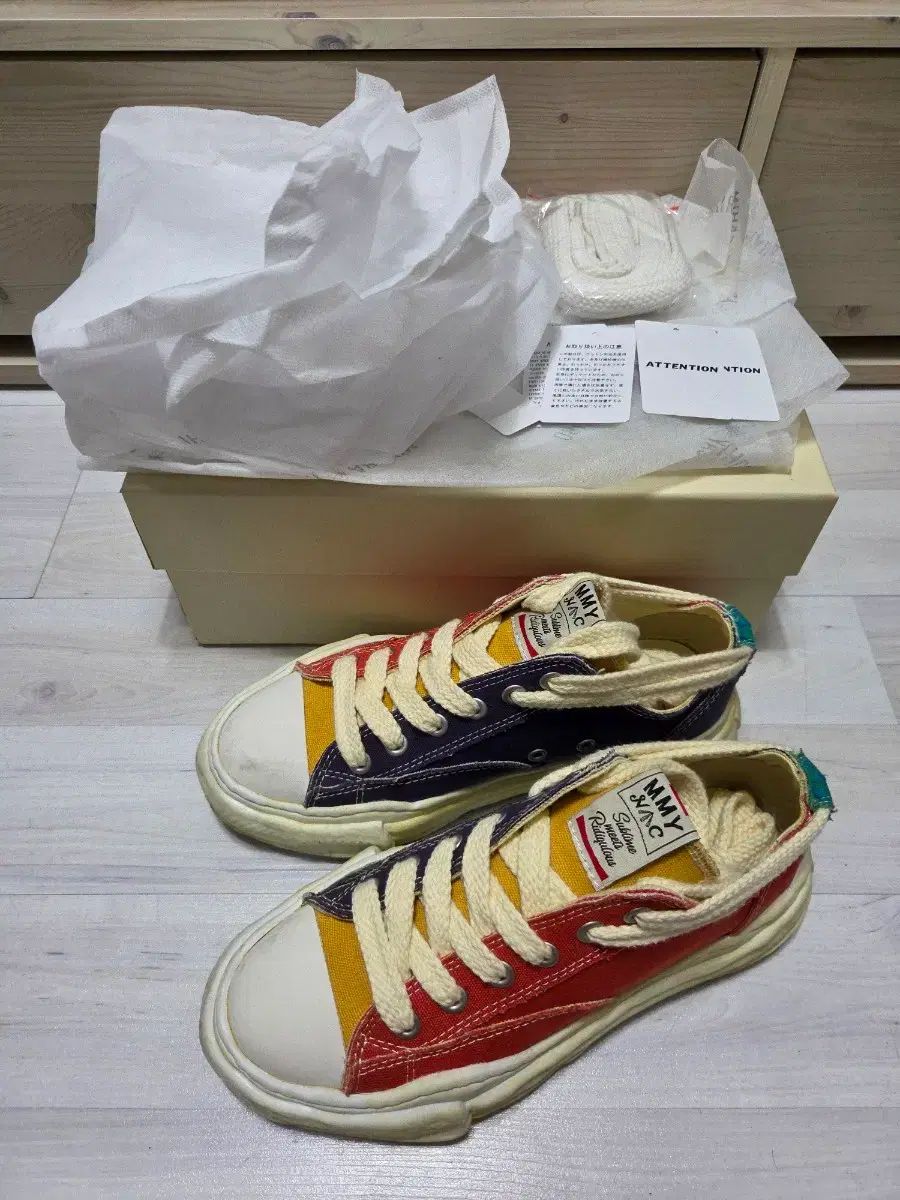 Maison MIHARA YASUHIRO メゾンミハラヤスヒロ x Nigel Cabourn ナイジェル・ケーボン ローカットスニーカー マルチ 41 63,773円