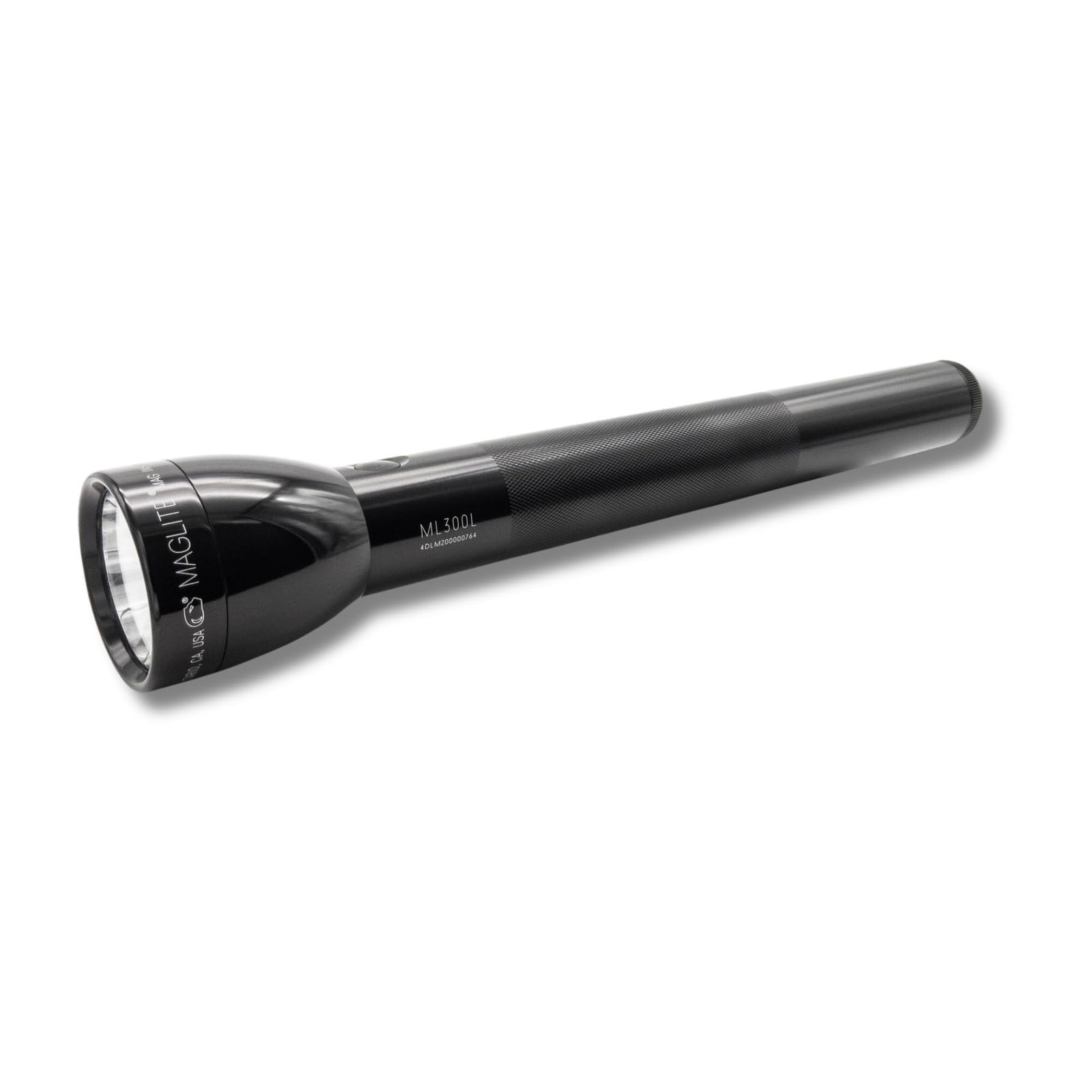 MagLite 高ルーメン LED 懐中電灯 – ML300L 4セル D 懐中電灯 焦点調整機能付き 正確なビーム、長いバッテリー寿命、緊急時 アウトドア キャンプに防水 – ブラック