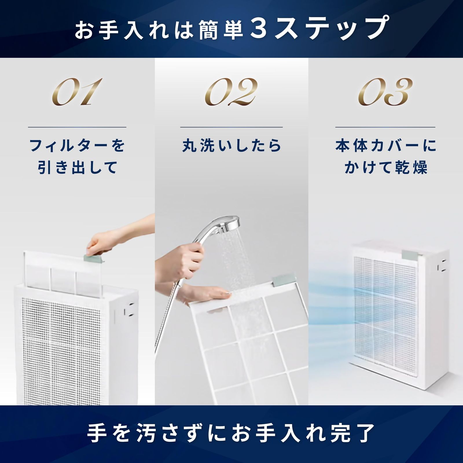 COWAY 空気清浄機 AIRMEGA 150 グリーン 20畳 0.01μm対応 ウイルス PM2.5 ペット 脱臭 スマート/花粉/おやすみモード コーウェイエアメガ AP-1019C(G) [2)グリーン] [20畳]