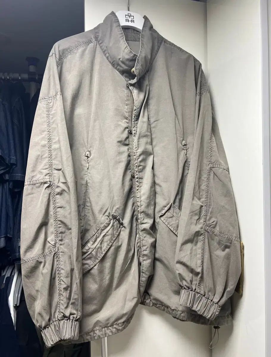 3 POLYTERU AF モッズパーカ ベージュ