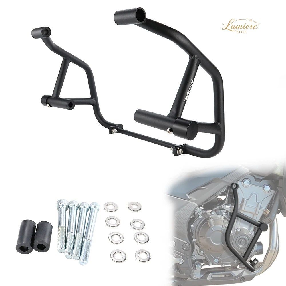 ホンダ CB 2019 - 24 NX500 2024 オートバイ用クラッシュバー、クラッシュケージ、エンジンガード、バンパー、フレームプロテクター
