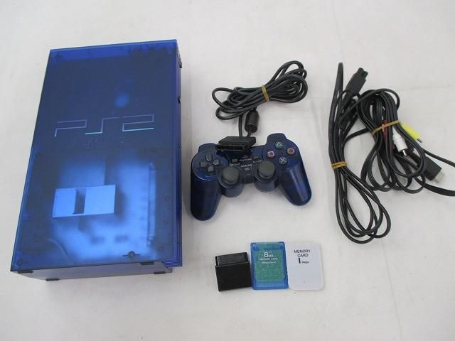 ゲーム プレイステーション2 PS2 本体 SCPH-37000 オーシャンブルー 動作品 13,090円