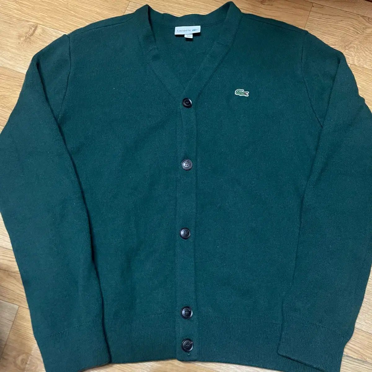 LACOSTE ラコステ ウール混カーディガン グリーン サイズ 100 (4サイズ) 18,458円