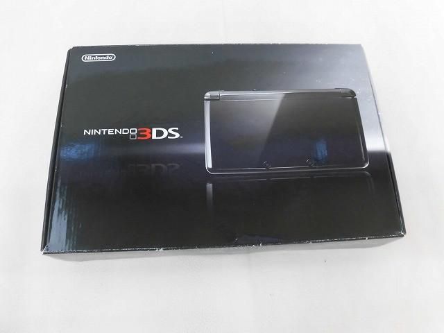 中古品 ゲーム ニンテンドー3DS 本体 CTR-001 コスモブラック 動作品 箱付き