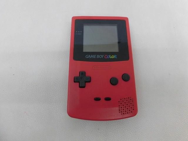 【動作品】ゲームボーイカラー レッド CGB-００１　本体のみ ジャンク品 ゲーム ゲームボーイ 本体 CGB-001 レッド 本体のみ - メルカリ