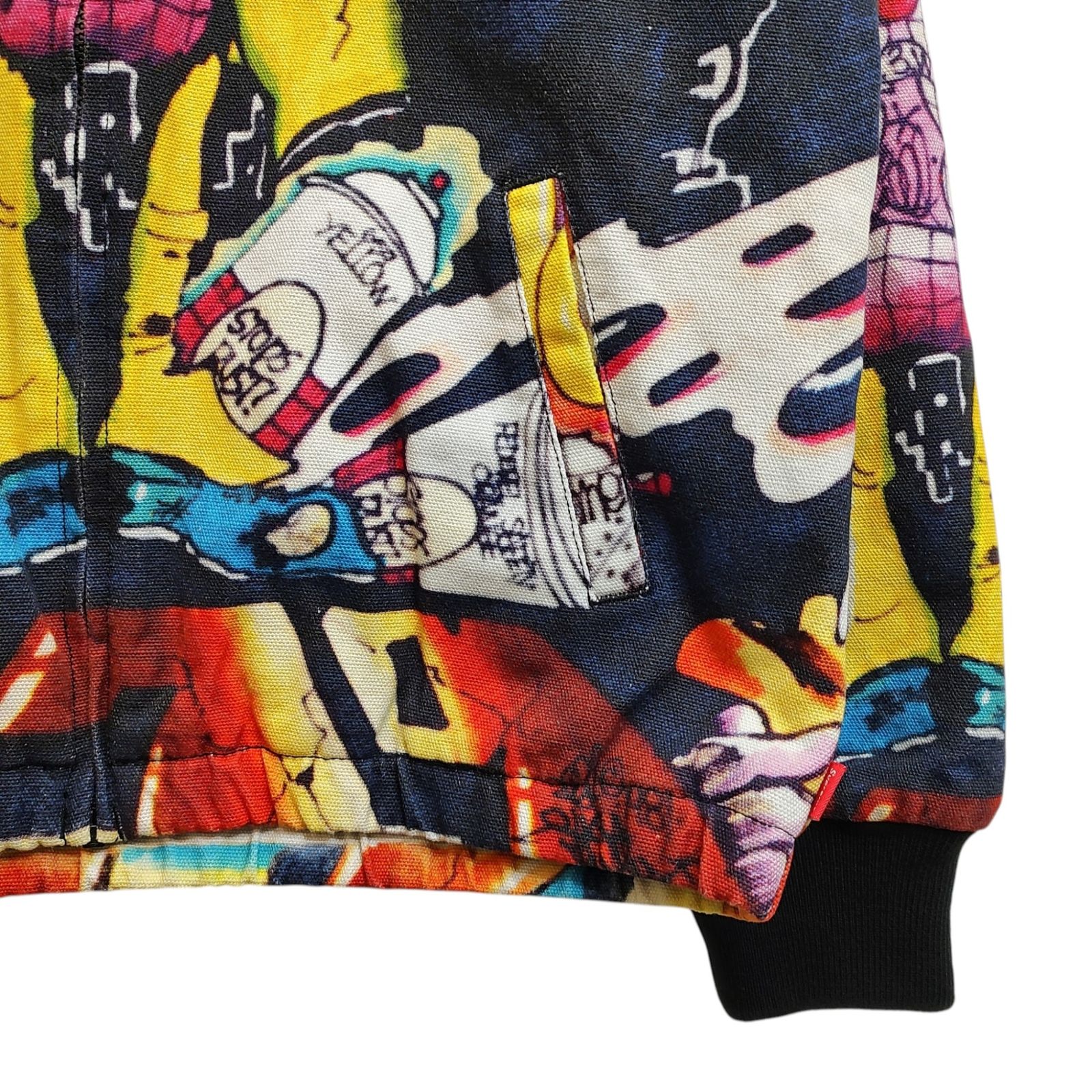 シュプリーム 18SS The Yard フード ワーク ジャケット ブルゾン Supreme シュプリーム x Lee Quinones リーキュノネス 18SS The Yard