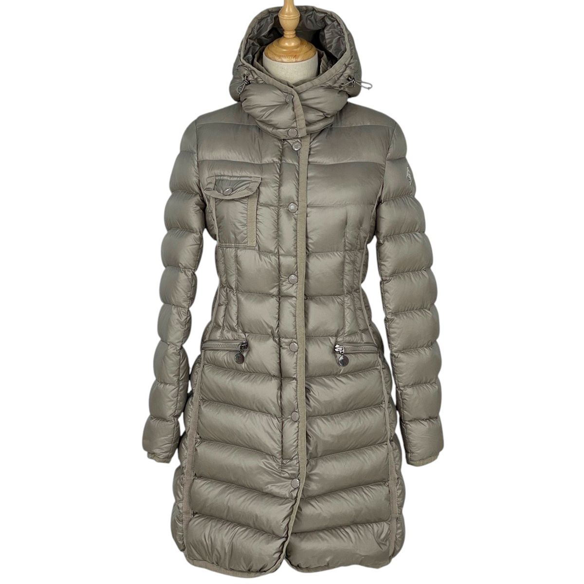モンクレール MONCLER HERMINE ダウンコート アウター エルミンヌ ベージュ レディース 【中古】 75,900円