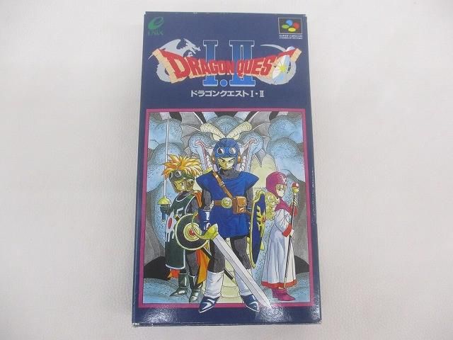 中古品 ゲーム スーパーファミコン ソフト ドラゴンクエストI・II 箱説