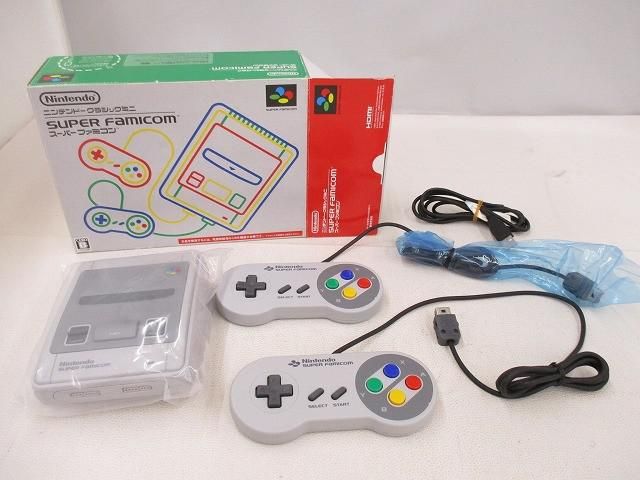 中古品 ゲーム スーパーファミコン 本体 CLV-301 ニンテンドークラシックミニ 箱・周辺機器付き 中古品 ゲーム スーパーファミコン 本体 CLV-301 ニンテンドー