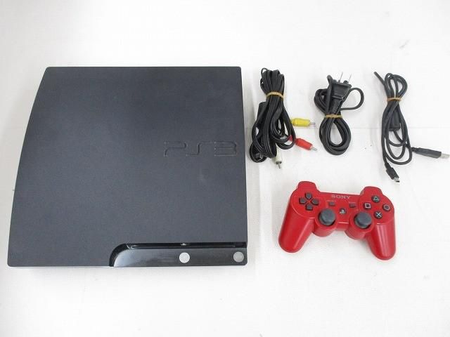 中古品 ゲーム プレイステーション3 PS3本体 CECH-2000A チャコールブラック 動作品 本体のみ 周辺機器付き