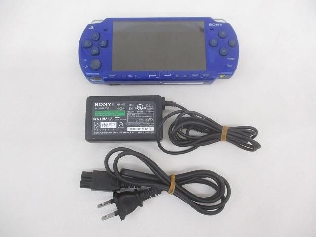 中古品 ゲーム PSP 本体 PSP2000 PSP-2000 ブルー 動作品 本体のみ 充電器付き