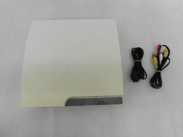 中古品 ゲーム プレイステーション3 PS3本体 CECH-2500A ホワイト 動作品 本体のみ 電源コード付き