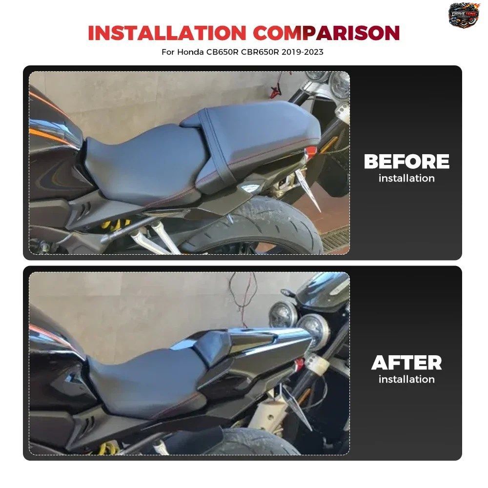 ホンダ CBR650R CB650R 2019 - 23 用 オートバイ用ピリオンリアパッセンジャーシートカバー フェアリングカウル CBR パーツ ホンダ CBR650R CB650R 2019 - 23 用 オートバイ用ピリオンリアパッセンジャーシートカバー フェアリングカウル CBR パーツ