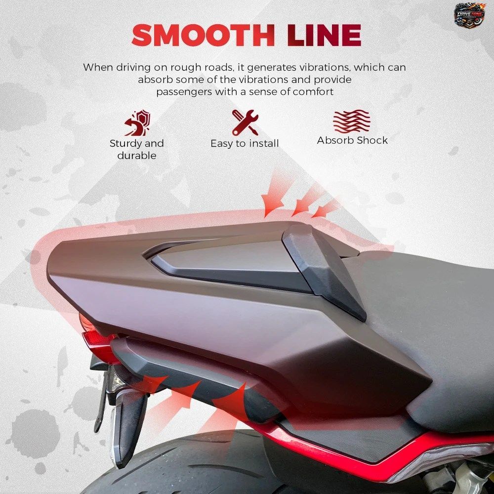 ホンダ CBR650R CB650R 2019 - 23 用 オートバイ用ピリオンリアパッセンジャーシートカバー フェアリングカウル CBR パーツ ホンダ CBR650R CB650R 2019 - 23 用 オートバイ用ピリオンリアパッセンジャーシートカバー フェアリングカウル CBR パーツ