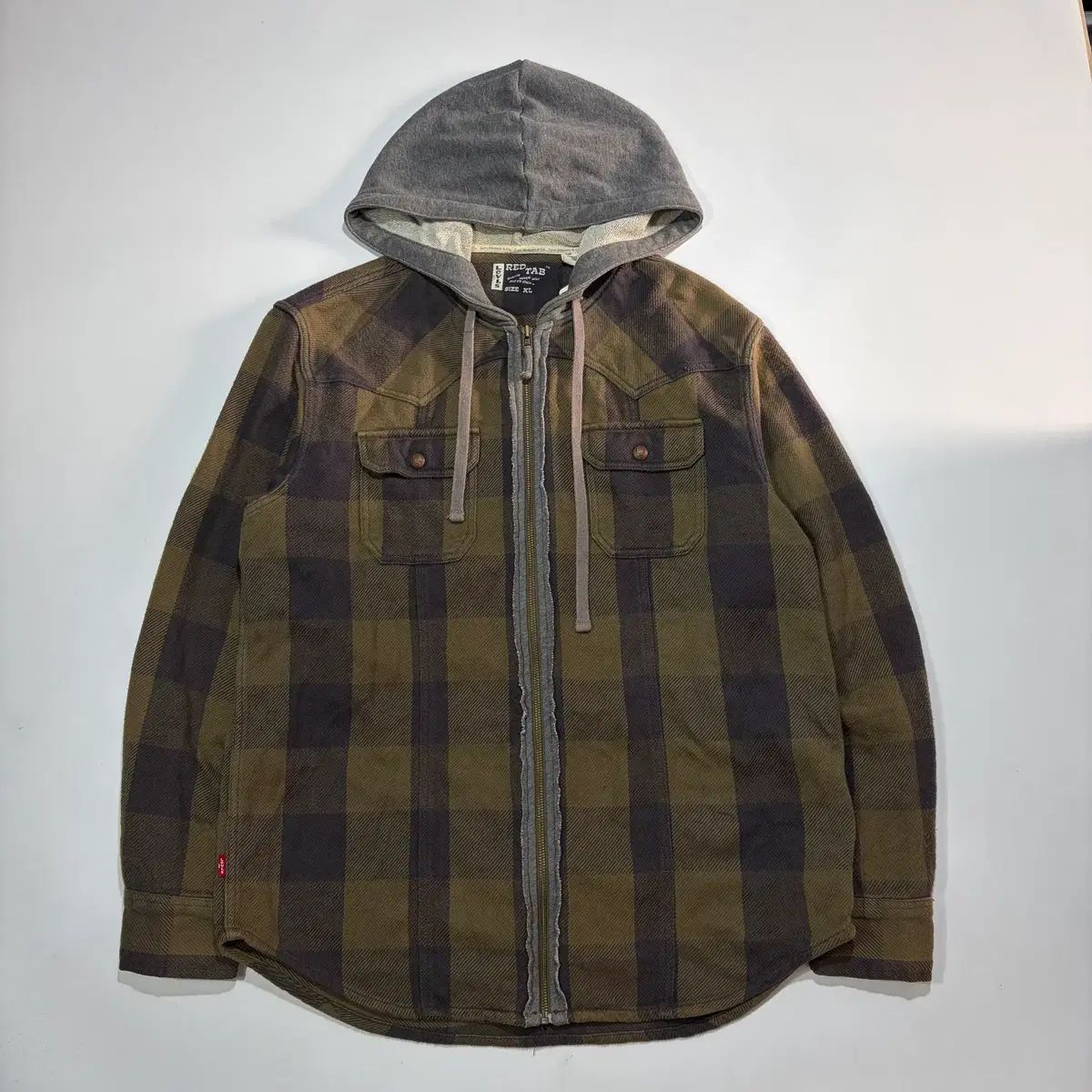 リーバイス 赤タブ CHECK フード シャツ ジャケット 9,635円