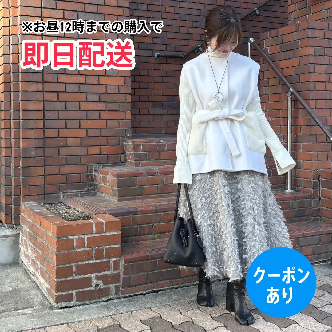 アウター ホワイト レディース