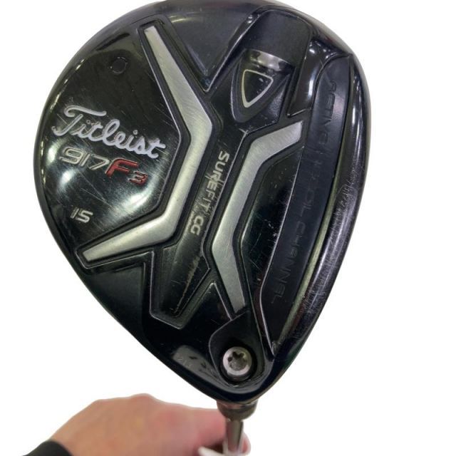 【中古】 タイトリスト 917 F3 15° フェアウェイウッド FW リシャフト (フレックスその他) メンズ 男性用 右利き 右用 Cランク ゴルフクラブ