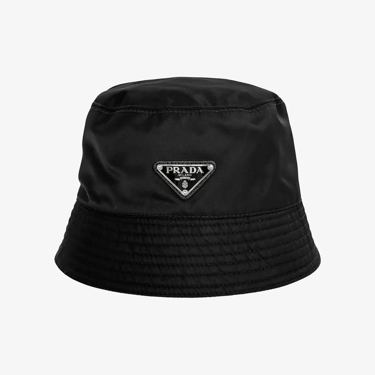 M PRADA 1HC137 Re-Nylon バケットハット ブラック NWFHXSD8