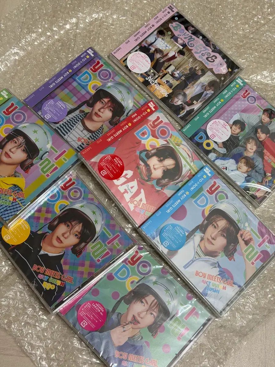 NCT(エヌシーティー) WISH 日本アルバム JAPANアルバム 8枚 セット YO-I-DON / BOY MEETS GIRL 未開封 新品