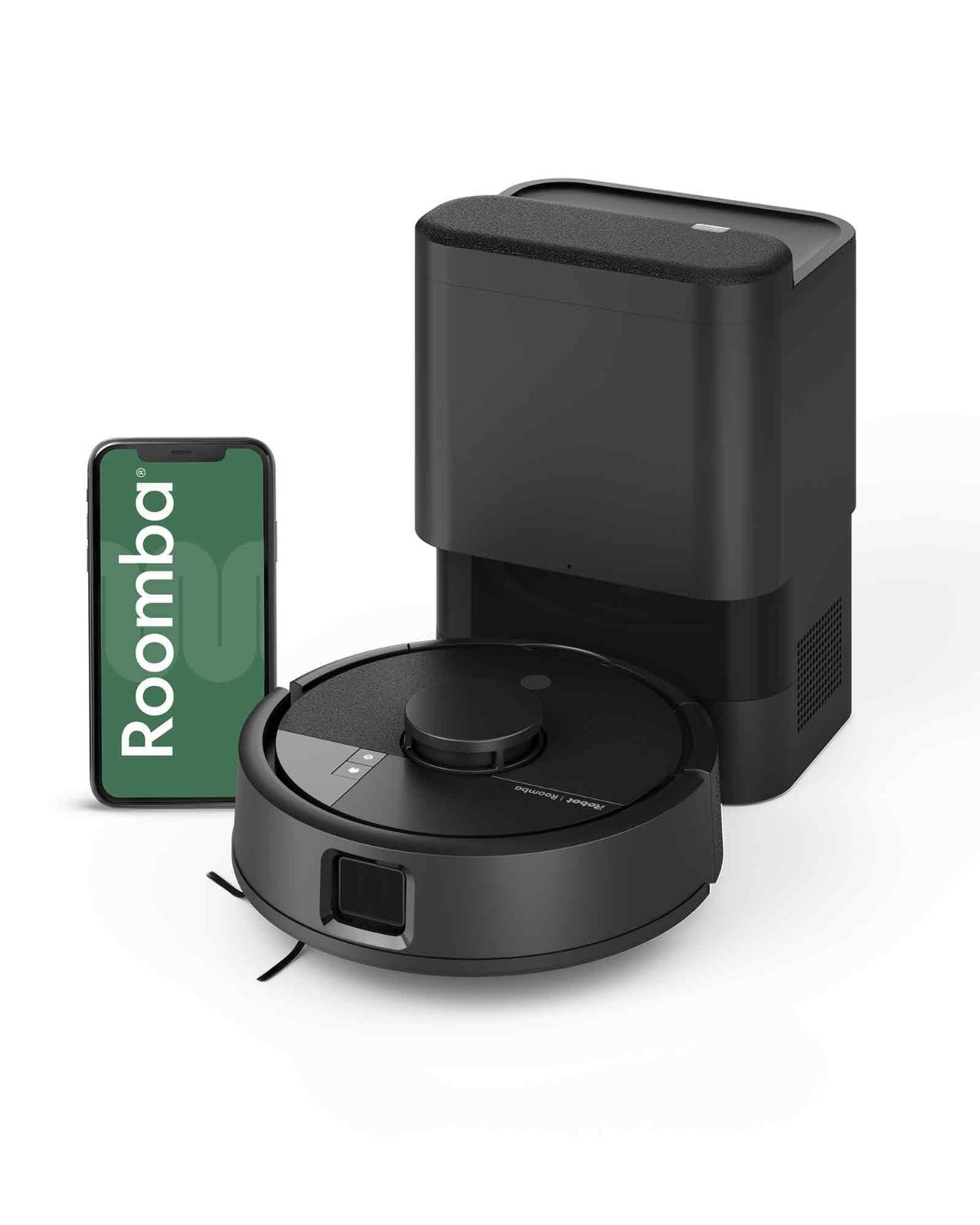 【在庫処分】+ AutoEmpty? 充電ステーション 掃除機＆床拭きロボット (ロボット掃除機) Mini アイロボット（iRobot） ルンバ（Roomba） 黒(KURO)