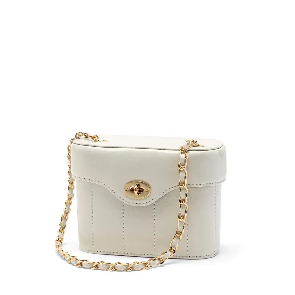 Cardinal Red Andy bag white