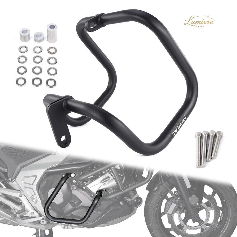 オートバイ用スチール製クラッシュバー、ロアエンジンガード、バンパー、クラッシュケージ / NC750X DCT 2021 - 26 ホンダ 21,880円