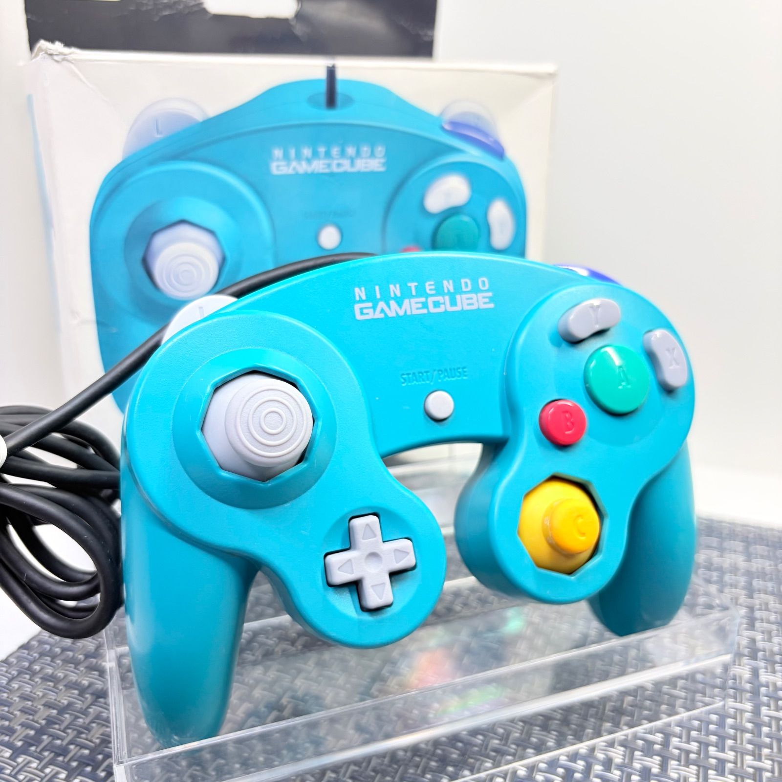 フルメンテナンス】GC ゲームキューブコントローラー エメラルド