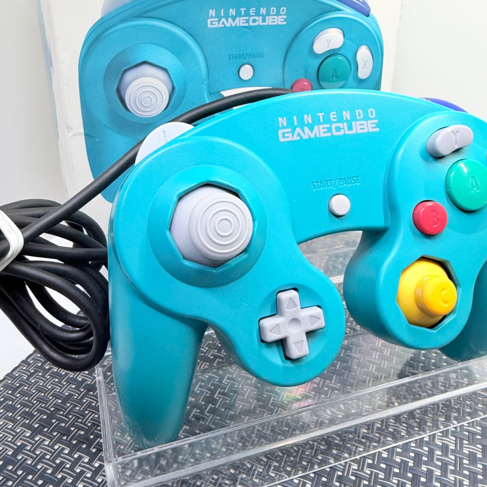フルメンテナンス】GC ゲームキューブコントローラー エメラルド