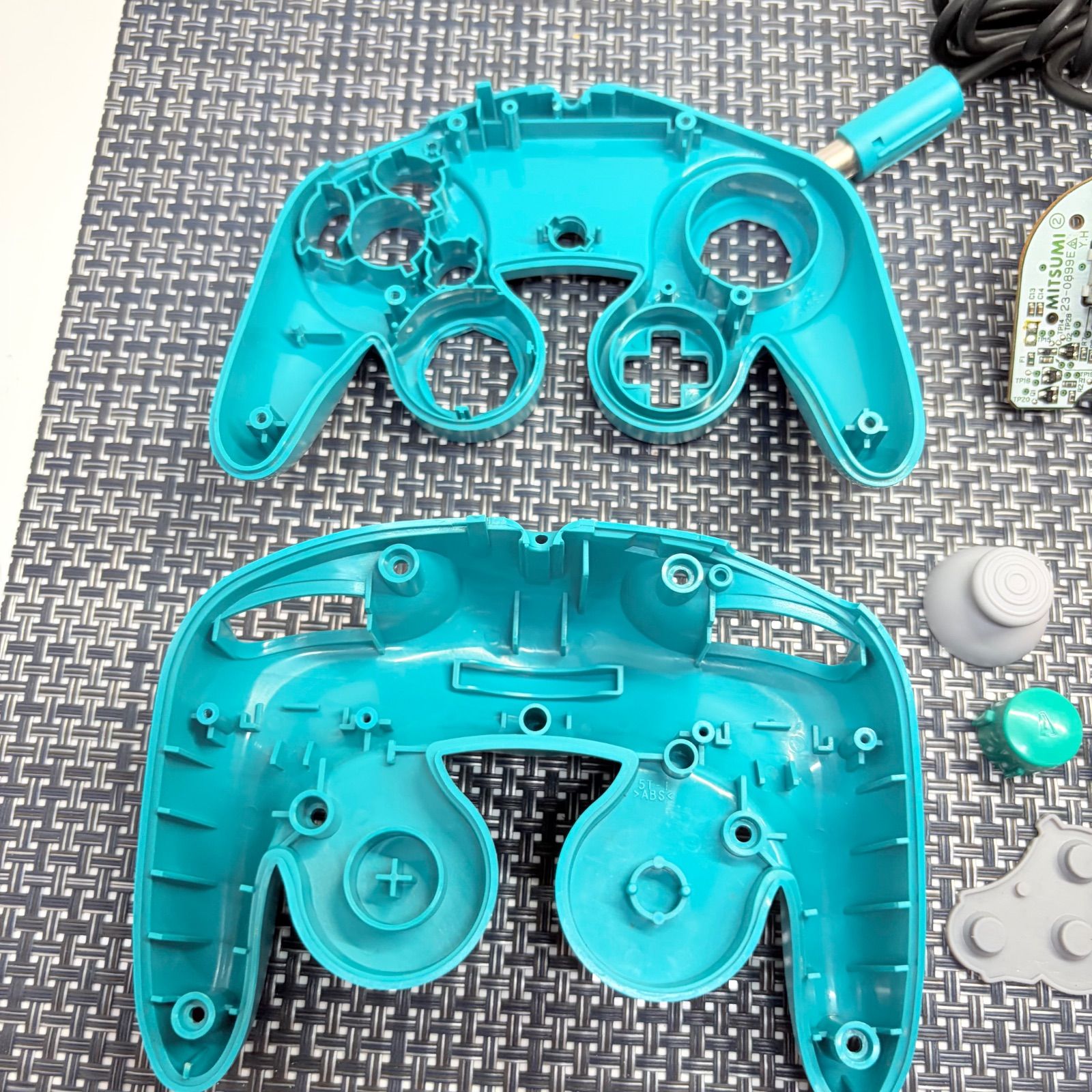 フルメンテナンス】GC ゲームキューブコントローラー エメラルド