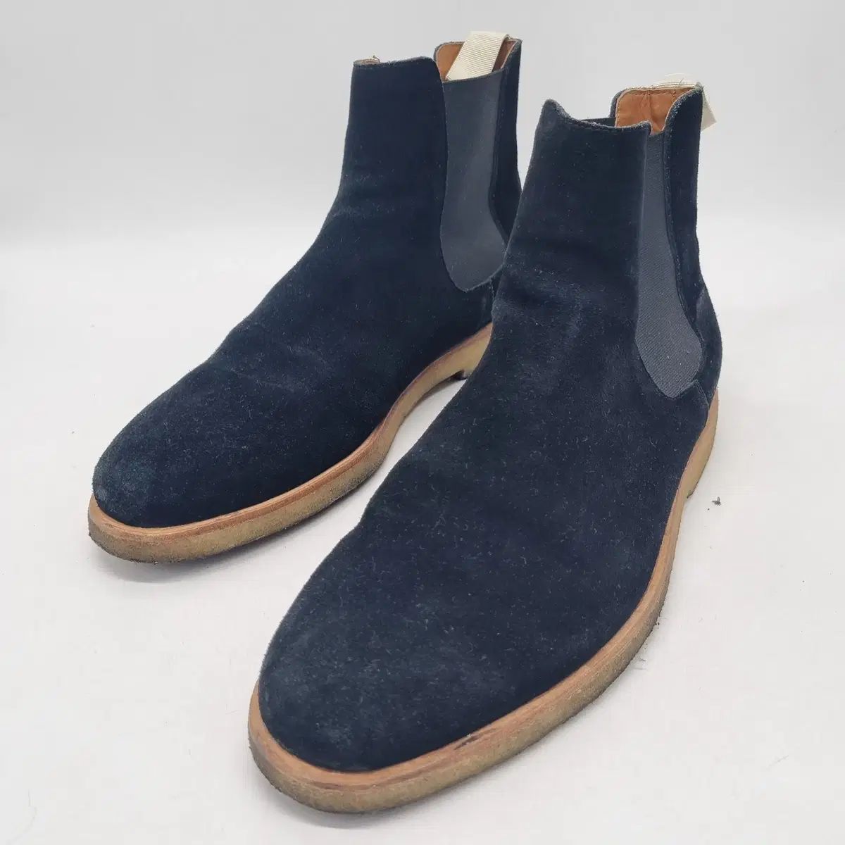COMMON PROJECTS スウェード チェルシーブーツ ブラック メンズ 260mm