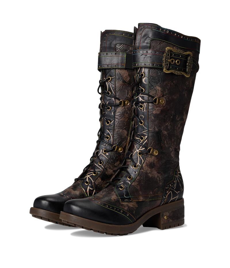スプリングステップ レディース シューズ ブーツ・レインブーツ LArtiste by Spring Step Kishafall Black Multi ブラック