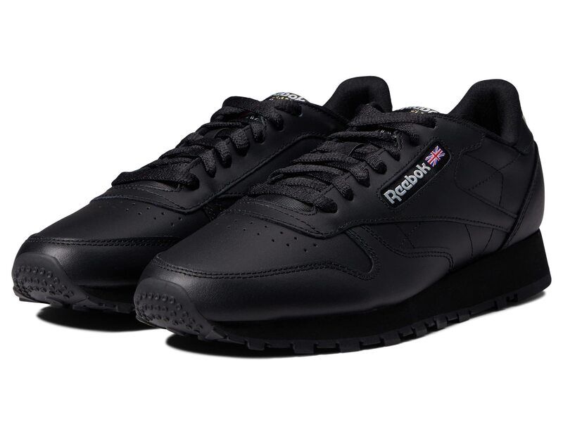 リーボック メンズ シューズ スニーカー レザー Reebok Lifestyle Classic Leather BlackPure Grey ブラック