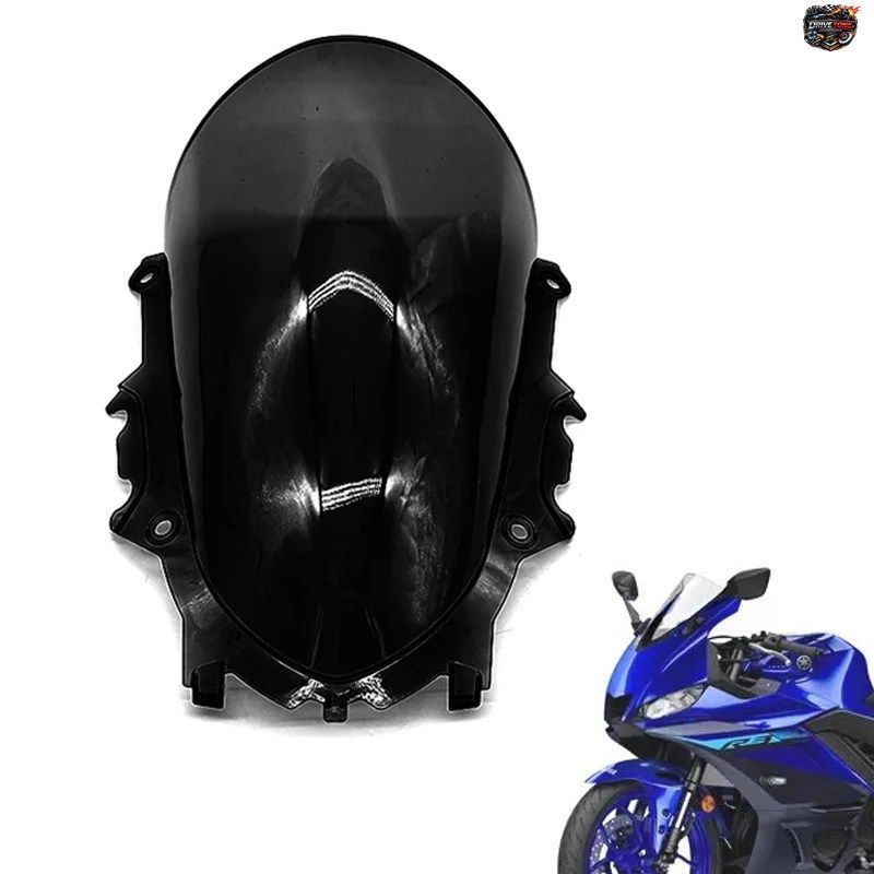 ヤマハ YZF-R3 2019 - 2024 2025 YZF-R25 R3 R25 モーターサイクル スポーツ レーシング ダブル バブル ウインドシールド ウインドスクリー