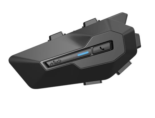 ★新品★Maxto X2 バイク インカム, Bluetooth5.0 用通信機器 2人同時通話 通信距離1000m HI-FI音質 FMラジオ/Siri音声/日本語音声案内/着信自動応答 イヤル ソフトとハードマイク同梱 ソロツーリング バ bc4f8b87 6,703円