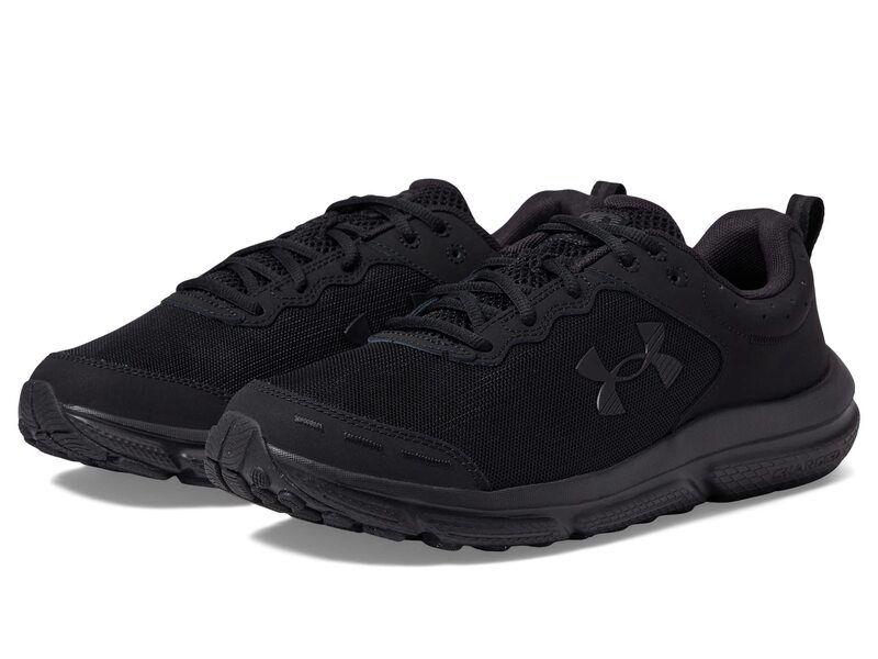 アンダーアーマー メンズ シューズ スニーカー Under Armour Charged Assert 10 BlackBlackBla ブラック