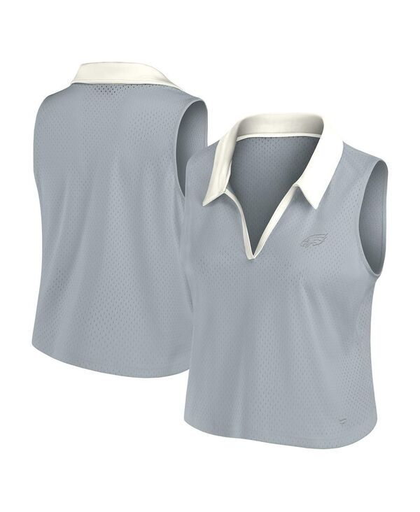 ファナティクス レディース トップス タンクトップ Vネック Fanatics Womens Gray Philadelphia Eaglestudio Wellness VNeck Tank Top 9,786円
