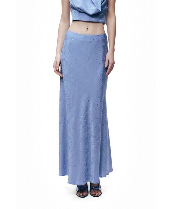 ノクチューン レディース ボトムスカート プリント ミディ NOCTURNE Womens Printed Midi Flare Skirt Blue ブルー 52,080円