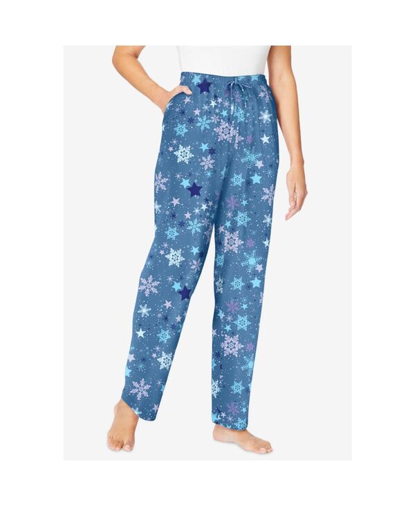 ドリームスアンドコー レディース アンダーウェア ナイトウェア プラスサイズ ニット Dreams Co Plusize Dreams and Co Knit Sleepant Dusty indig 10,636円